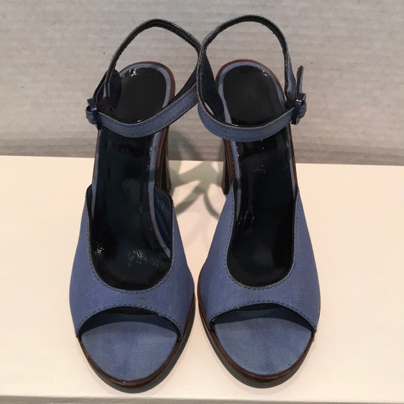 Marc Jacobs Denim High Heeled Shoes - Picture 1 of 10